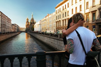 Romantik i St Petersburg